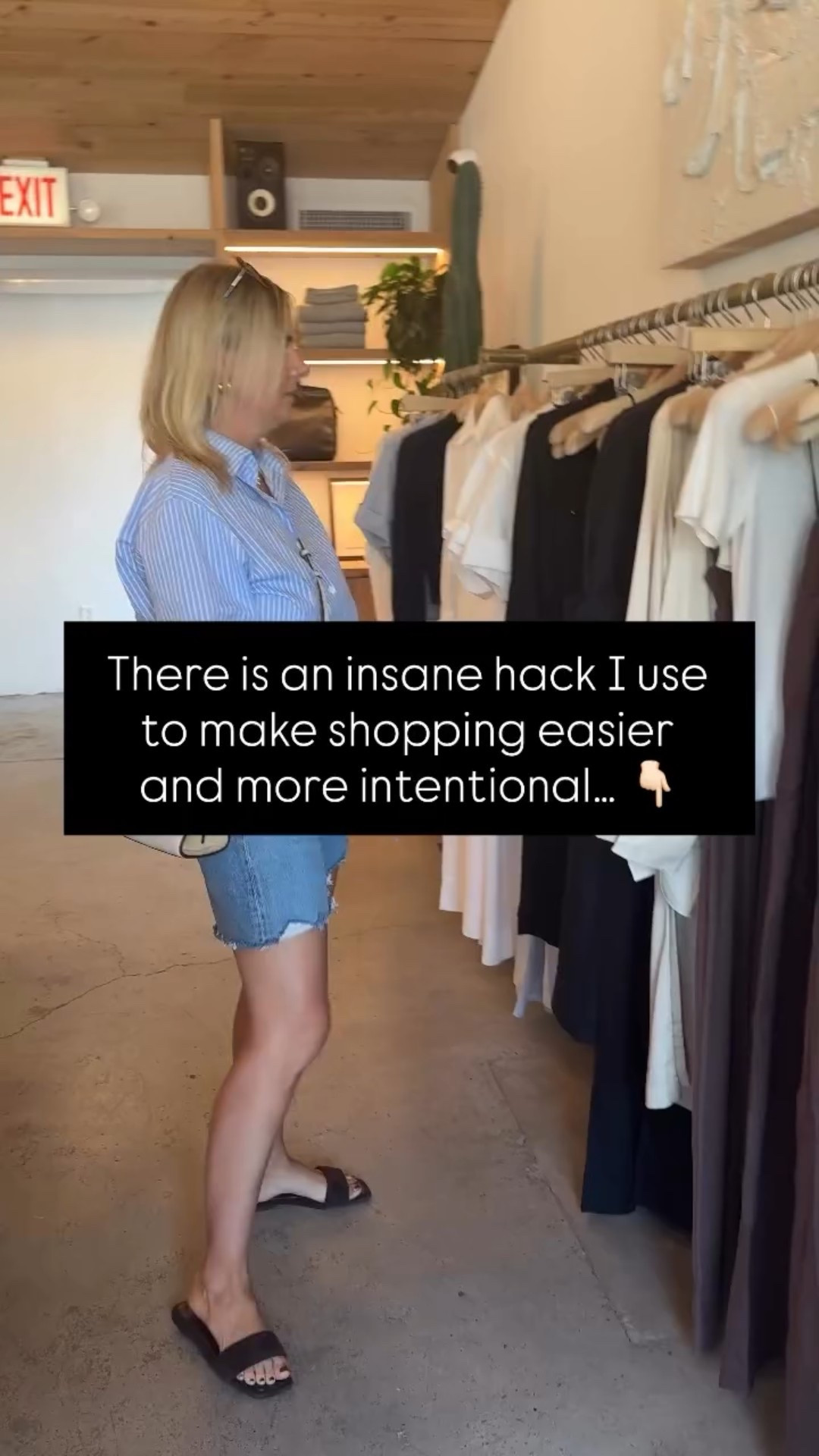There’s an insane hack I use to make shopping easier and more intentional: create a “shopping list” for your wardrobe.📝 

Before I hit the stores (or shop online), I take a moment to reflect on what I truly need, whether it’s a missing staple or a versatile piece that will work with what I already own. 

This one simple step keeps me focused, prevents impulse buys, and ensures I’m only adding pieces that fill gaps in my wardrobe. 

If you’re ready to shop smarter and save time, reach out to our team to schedule a personalized shopping session! ✨