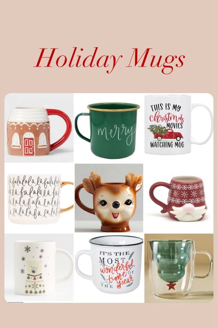  Christmas mugs, holiday mugs, coffee mug 

#LTKHoliday #LTKhome #LTKSeasonal
