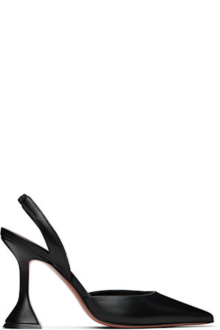 Black Holli Sling 95 Heels | SSENSE