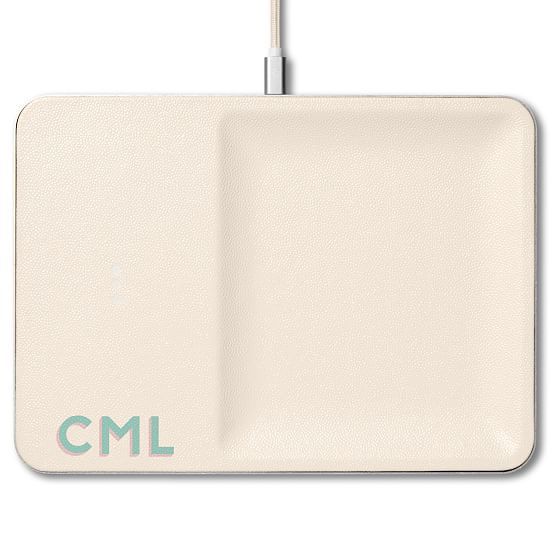Courant Wireless Charging Accessory Tray, Printed | Mark and Graham