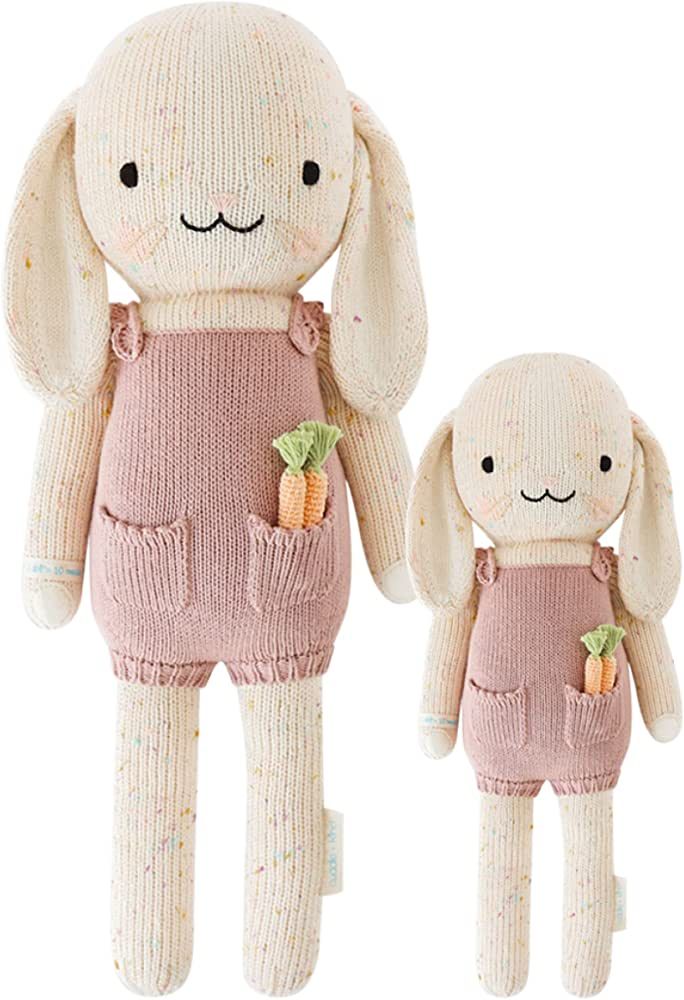 cuddle + kind Harper The Bunny Doll - Lovingly Handcrafted Dolls or Nursery Decor, Stuffed Animal... | Amazon (US)