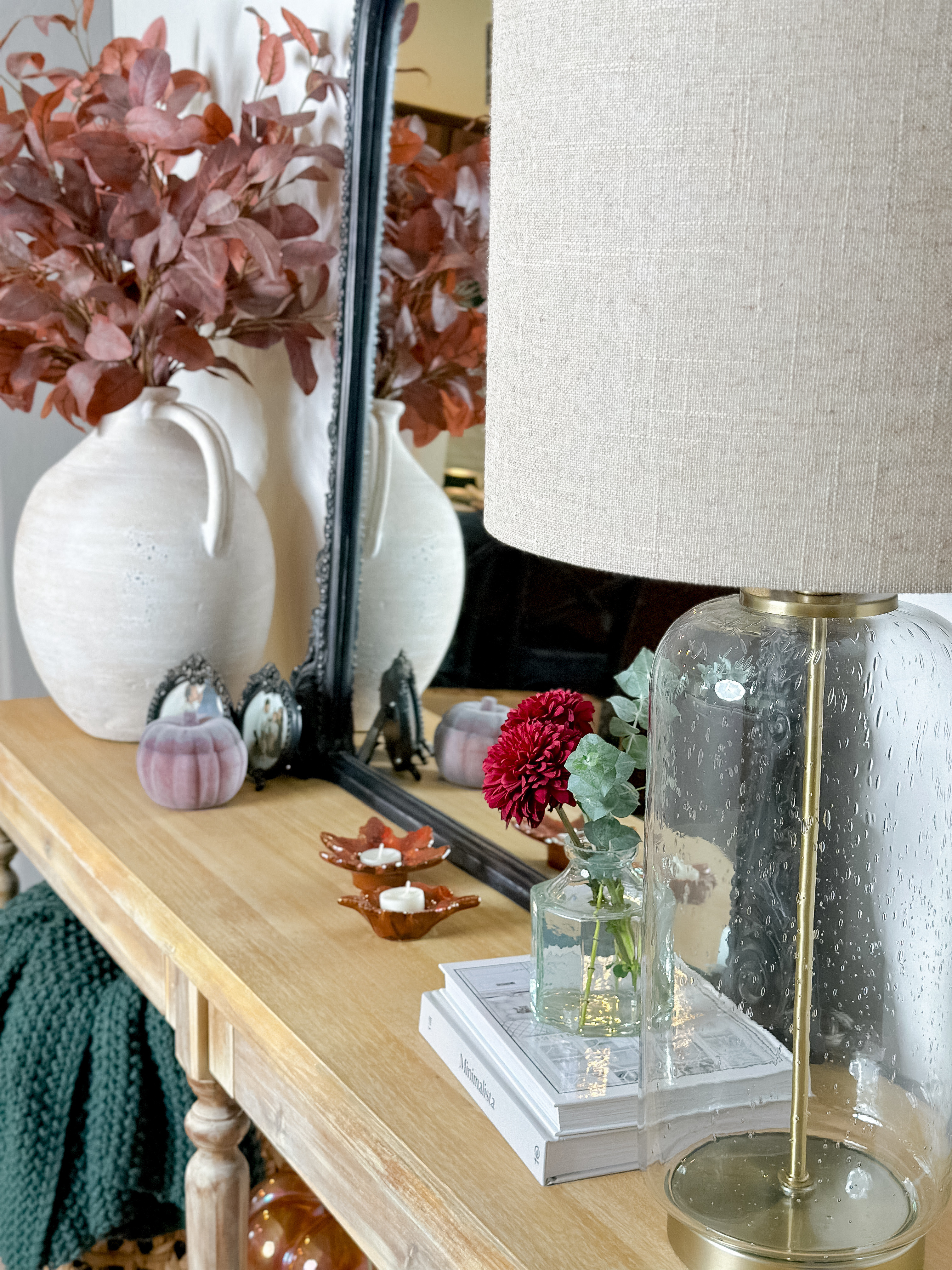 Gave our large console table a fall makeover! 🍁🍂 Loved layering in warm textures and seasonal pieces — and just spotted that this table is on sale now! Perfect time to add a little extra charm to your space. 

.
.
.

.

#falldecor #homeinspo #cozyhome 
.
.


Home Sweet Home | Fall Styling | DIY Home Decor | DIY Home Hacks | Girly | DIY Crafts | Home Crafts | Fall Inspo | Easy DIY | DIY Tutorial | Home Decor Ideas | Autumn Decor | Fall Decor | New Home | Homeowner Era | Mom Life | Motherhood Unplugged | Real Motherhood | Fall Aesthetic | Console Table | Everett Console Table | Console Table Decor | Console Table Styling | Fall Console Table | Fall Console | Fall Console Refresh | LTK Home |

#LTKSeasonal #LTKHome #LTKStyleTip