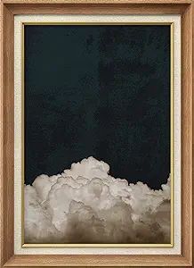 SIGNWIN Premium Frame Art Pastel Watercolor Pastel Duotone Clouds Sky Landscape Nature Wilderness... | Amazon (US)