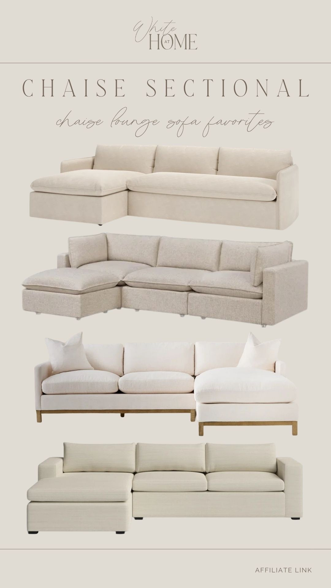 If you’re looking for a chaise sectional, I have the perfect finds for you! These styles all range in price points from under $1,000 and up. Perfect for providing comfort and functionality in your living space, while also not compromising design. 

#LTKHome