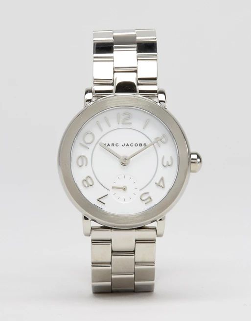 Marc Jacobs Silver Riley Watch MJ3469 | ASOS US