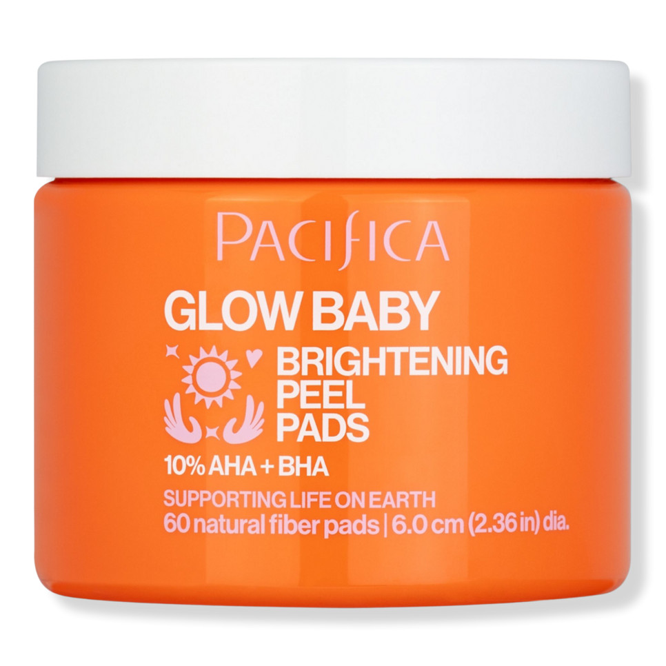 Glow Baby Brightening Peel Pads 10% AHA + BHA | Ulta