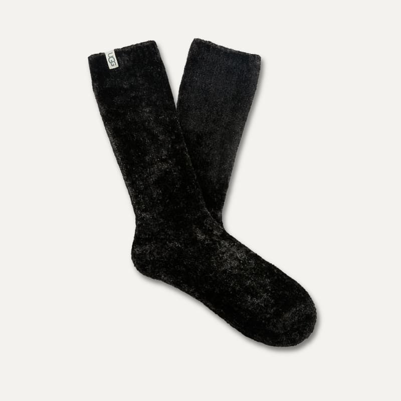 UGG® Women's Leda Cozy Sock Polyester Blend/Recycled Materials in Black/ | UGG (US)
