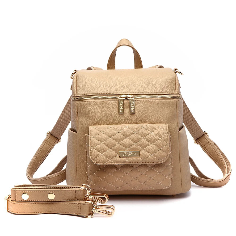 Petit Monaco Diaper Bag | Latte | Luli Bebé