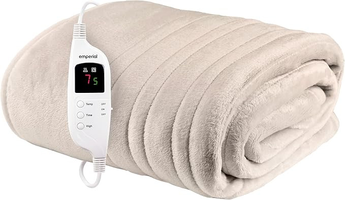 Emperial Luxury Heated Blanket | Electric Blanket | Extra Large Heated Throw with Digital Remote,... | Amazon (UK)