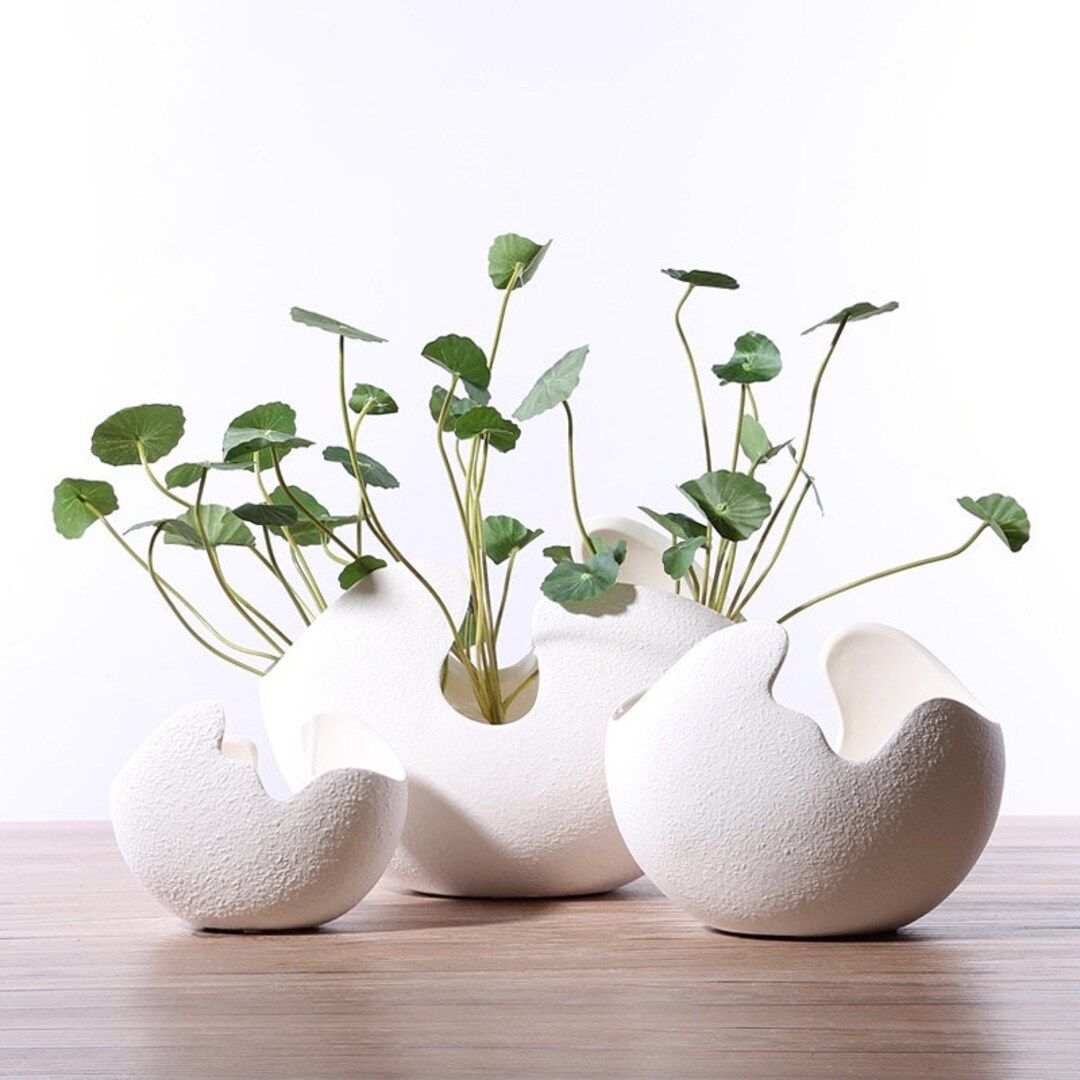 Cute Eggshell Vase Decor Easter Decor, Creative Vase Decor, Dried Flower Arrangement Vase, Table ... | Etsy (US)