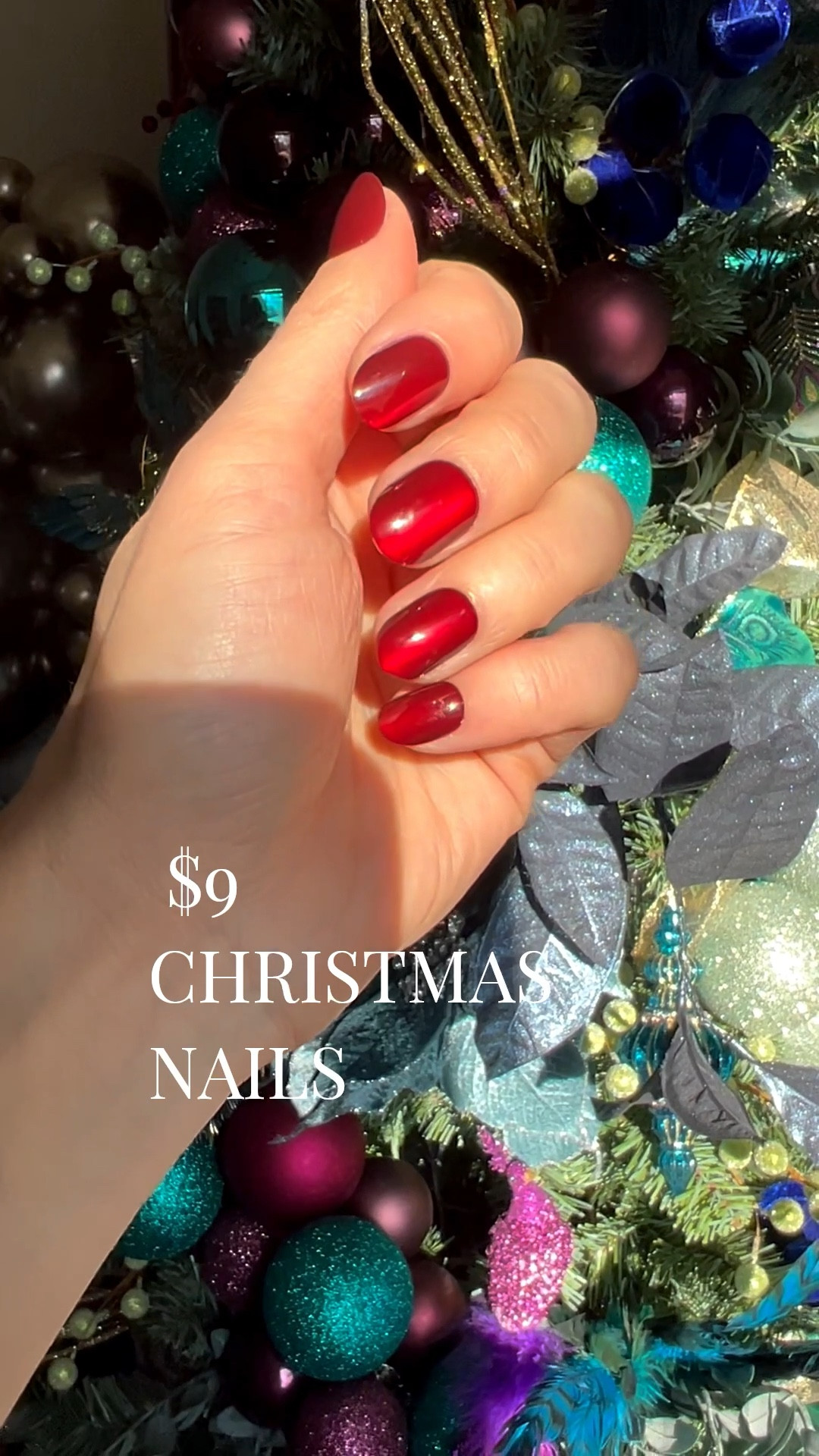 CHRISTMAS NAILS - add to your grocery pickup 💅 - they only take a few minutes to apply! I’ve been using this brand for about 9 years and can get them to last up to 2 weeks - you just have to buff your nails slightly, use the included prep wipe, and push it slightly under your cuticle so it doesn’t catch on your hair later. This color FX line is sooo beautiful in the sun 😍😍

#LTKselfcare #LTKHoliday #LTKBeauty