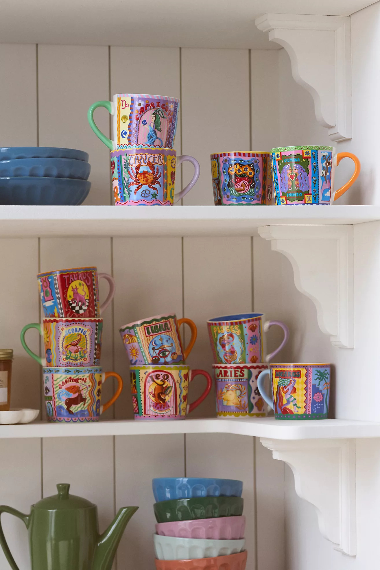 Eleanor Bowmer Zodiac China Mug | Anthropologie (UK)