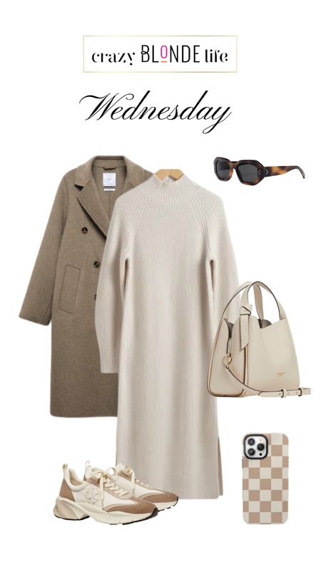Loving long sweater dresses for fall and this is a great one for And Other Stories. Add and sneakers, and oversized coat and a great tote bag to complete the look  

#LTKitbag #LTKstyletip