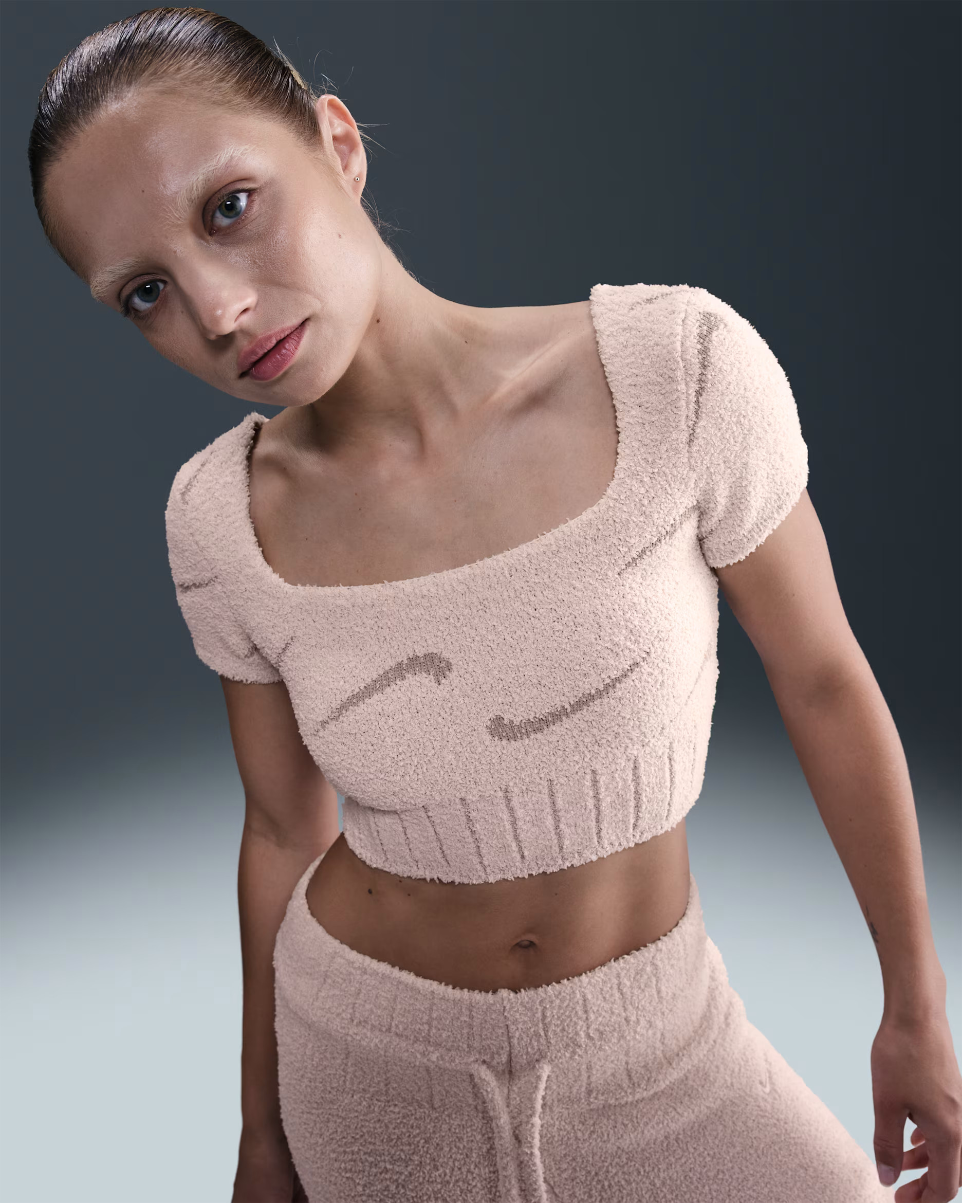 Nike Sportswear Phoenix Cozy Bouclé Women's Short-Sleeve Cropped Knit Top | Nike (US)