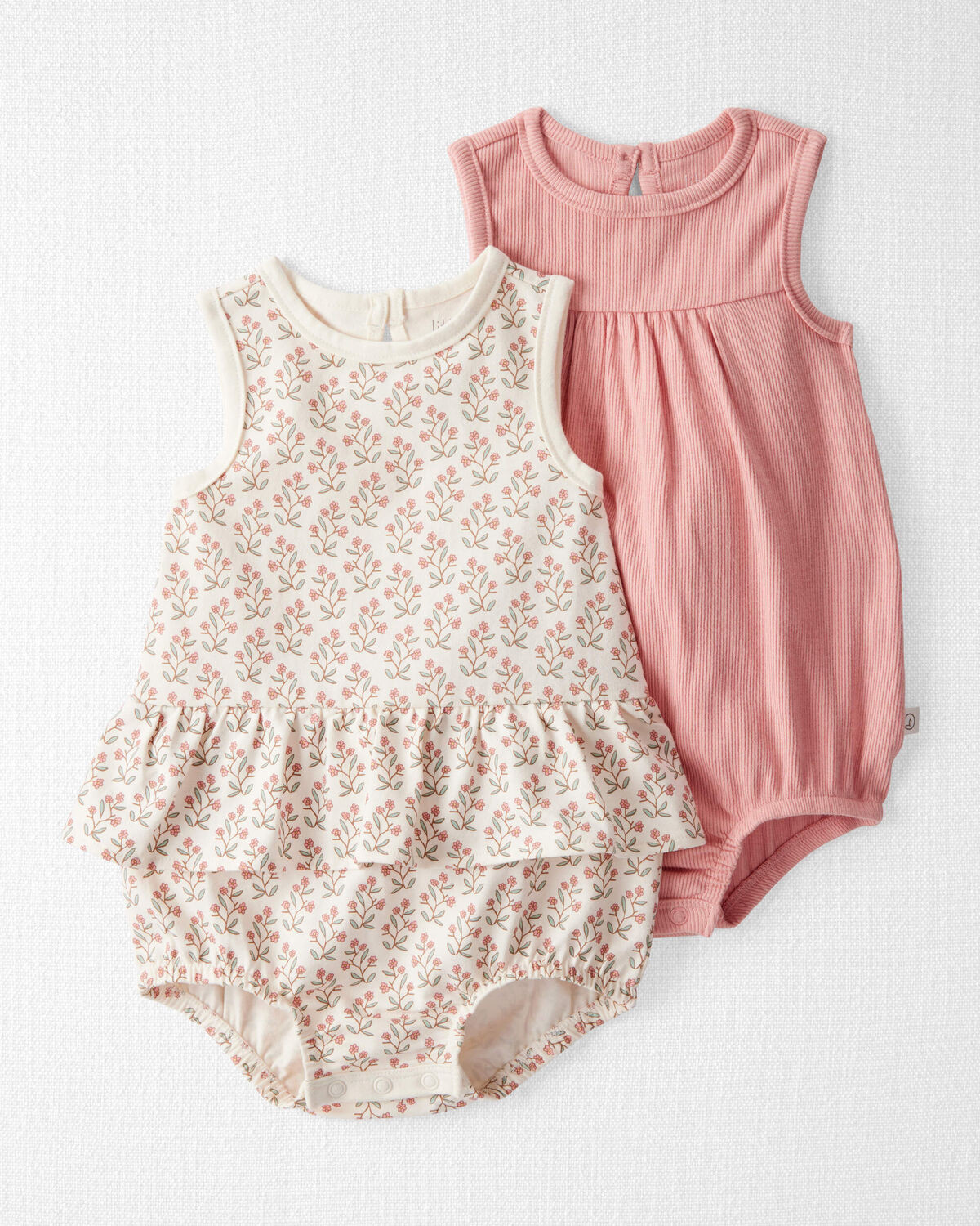 Baby 2-Pack Organic Cotton Bubble Rompers - Little Planet | Carter's | Carter's Inc
