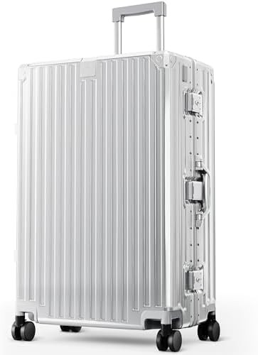 ALPHA CAMP Checked 28 Inch Luggage, Thickened Aluminum Frame Luggage with TSA Spinner Wheels, 3-L... | Amazon (US)