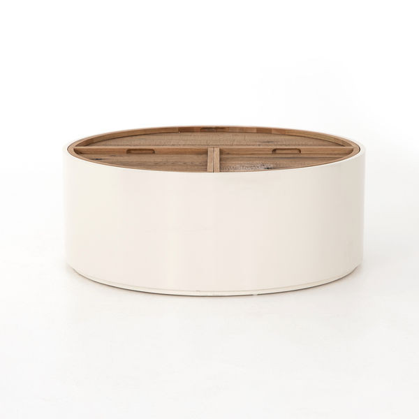 Cas Drum Coffee Table Cream | Scout & Nimble