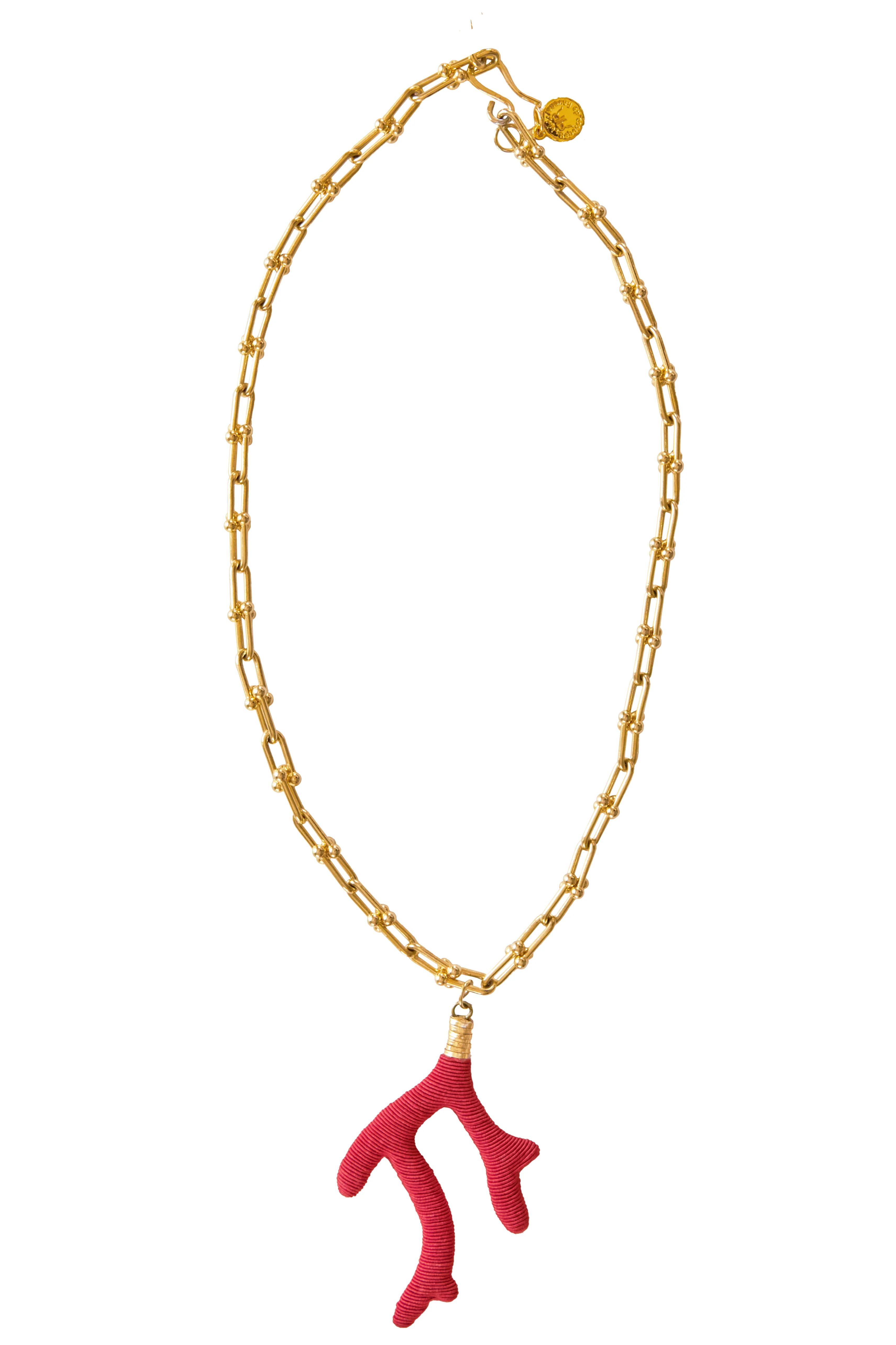Coral branch necklace | Rebecca de Ravenel