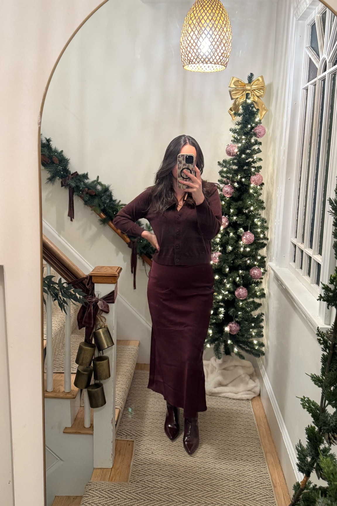 Holiday party outfit. Target style. Target. Burgundy holiday skirt. Sweater 

#LTKHoliday #LTKWatchNow #LTKGiftGuide