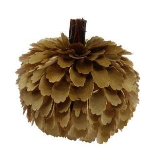 5.9" Brown Ombre Wooden Chip Pumpkin Accent by Ashland® | Michaels Stores