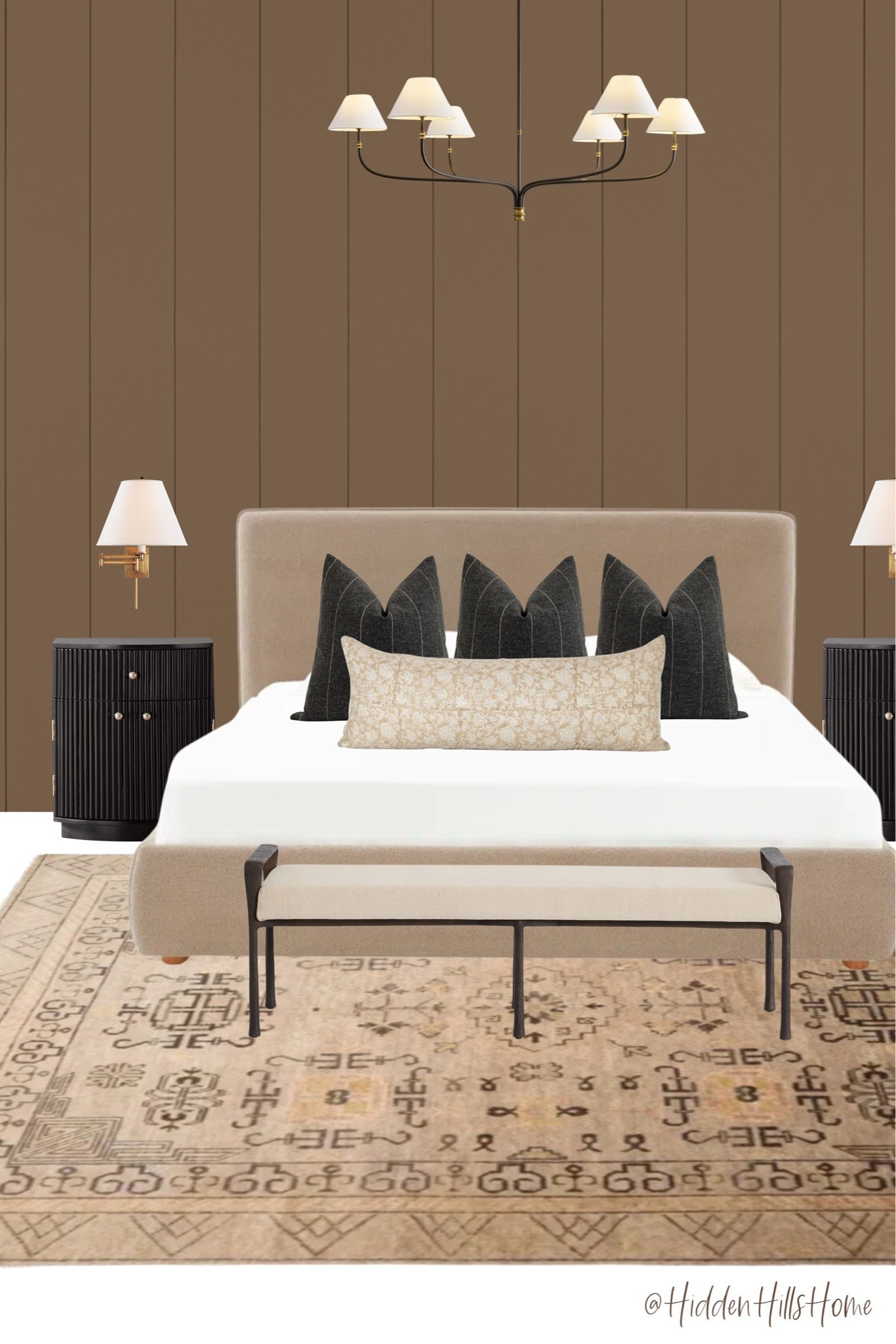 Bedroom decor mood board, bedroom decor ideas, bedroom inspiration #bedroom
Wall color is SW Tea Chest

#LTKHome #LTKSaleAlert #LTKSeasonal