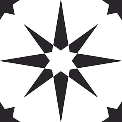 FloorPops FP2948 Altair Peel & Stick Floor Tile, Black | Amazon (US)