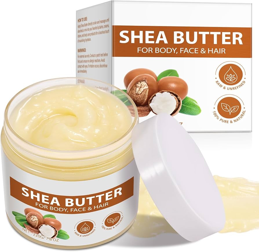 Shea Butter Raw Organic, Natural Raw Unrefined Shea Butter Hand Cream, Moisturizing and Locking W... | Amazon (US)