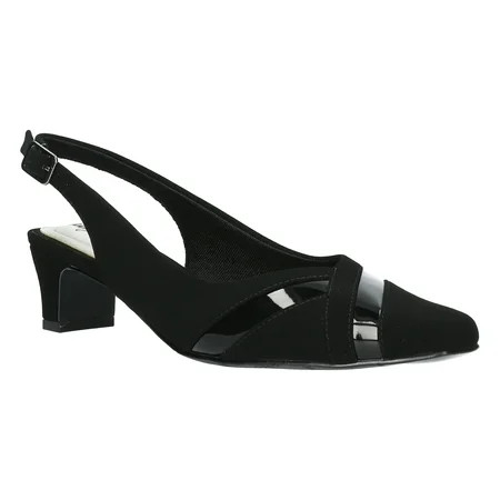 Easy Street Ginny Square Toe Slingback Pumps (Women) | Walmart (US)