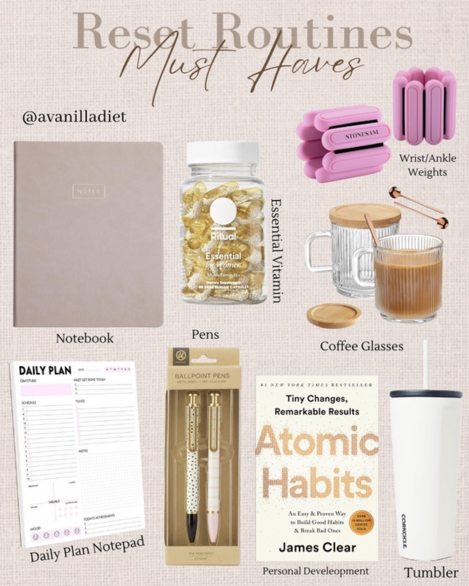 Reset routine must haves 🗓️✨

#amazonfinds 
#founditonamazon
#amazonpicks
#Amazonfavorites 
#affordablefinds
#amazonhome
#amazonnewyear

#LTKfitness #LTKhome #LTKfindsunder50