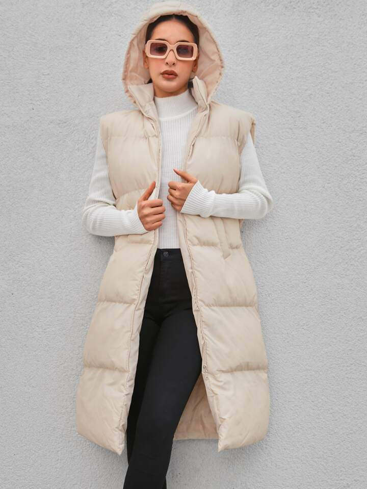 Hooded Vest | SHEIN