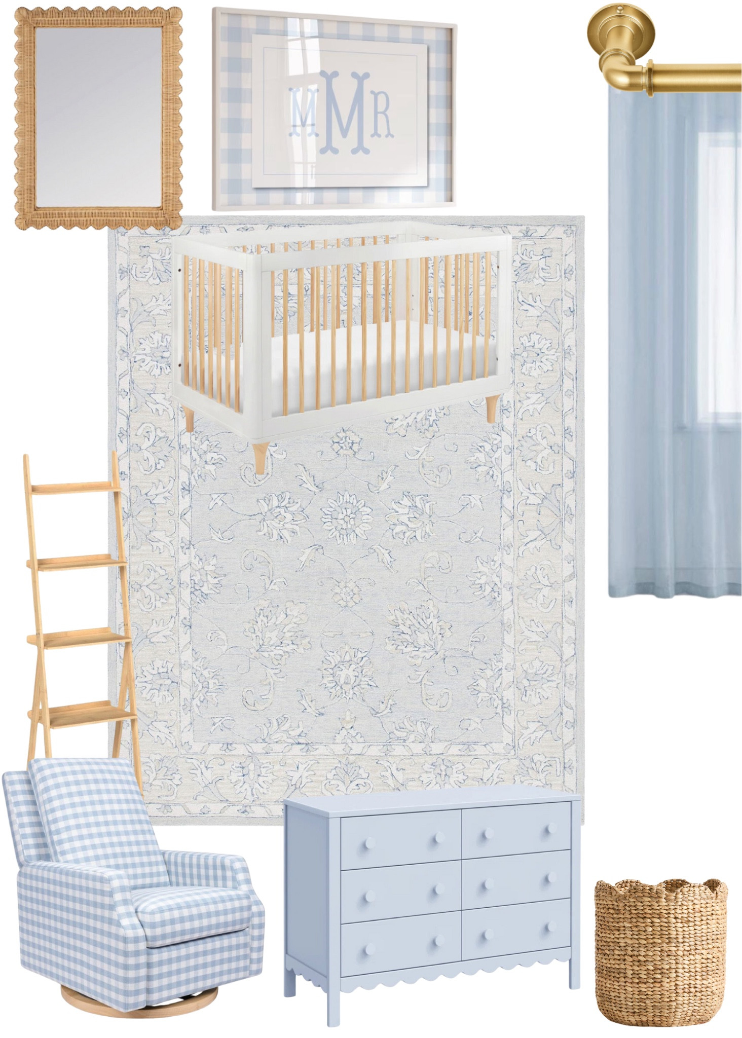 Getting the nursery ready for baby boy! Here are some of the pieces we are going with so far! I absolutely love the adorable blue! So excited for the scalloped dresser to come in! 🤰🏻💕


#baby #home #nursery #inspo #decor 

#LTKKids #LTKHome #LTKBaby