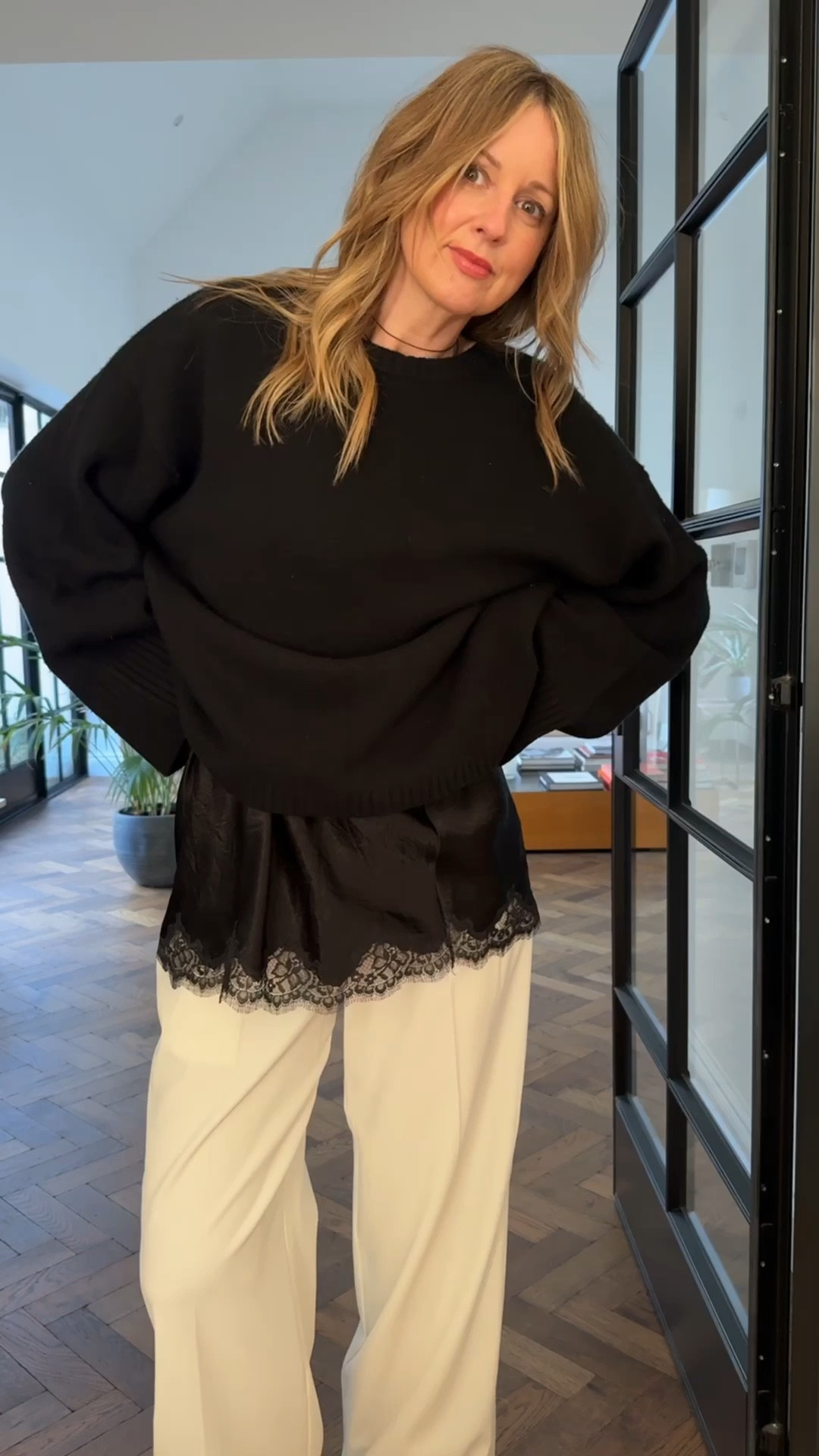 A simple spring outfit, black slip under a cashmere slip & white trousers 🖤

J crew | spring | trench coat | March | reformation | brunch outfit | dinner outfit 


#LTKuk #LTKspring #LTKstyletip