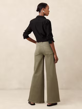 High-Rise Wide-Leg Jean | Banana Republic Factory