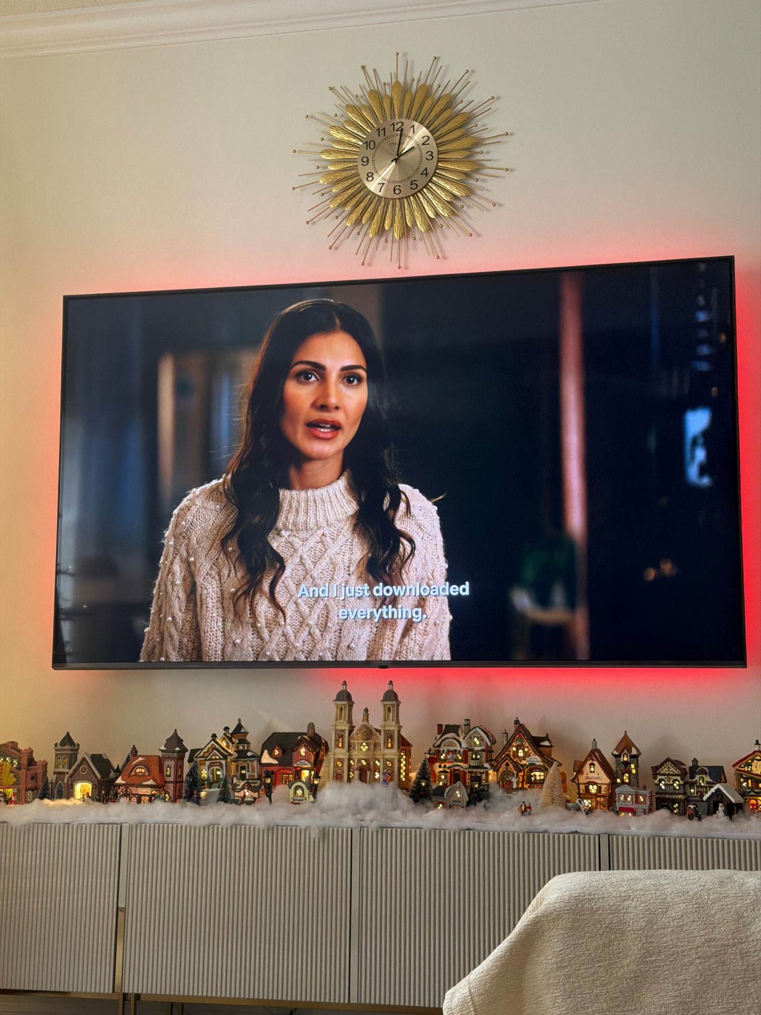 Obsessed with the new wall
Clock 

#LTKHoliday #LTKGiftGuide #LTKHome