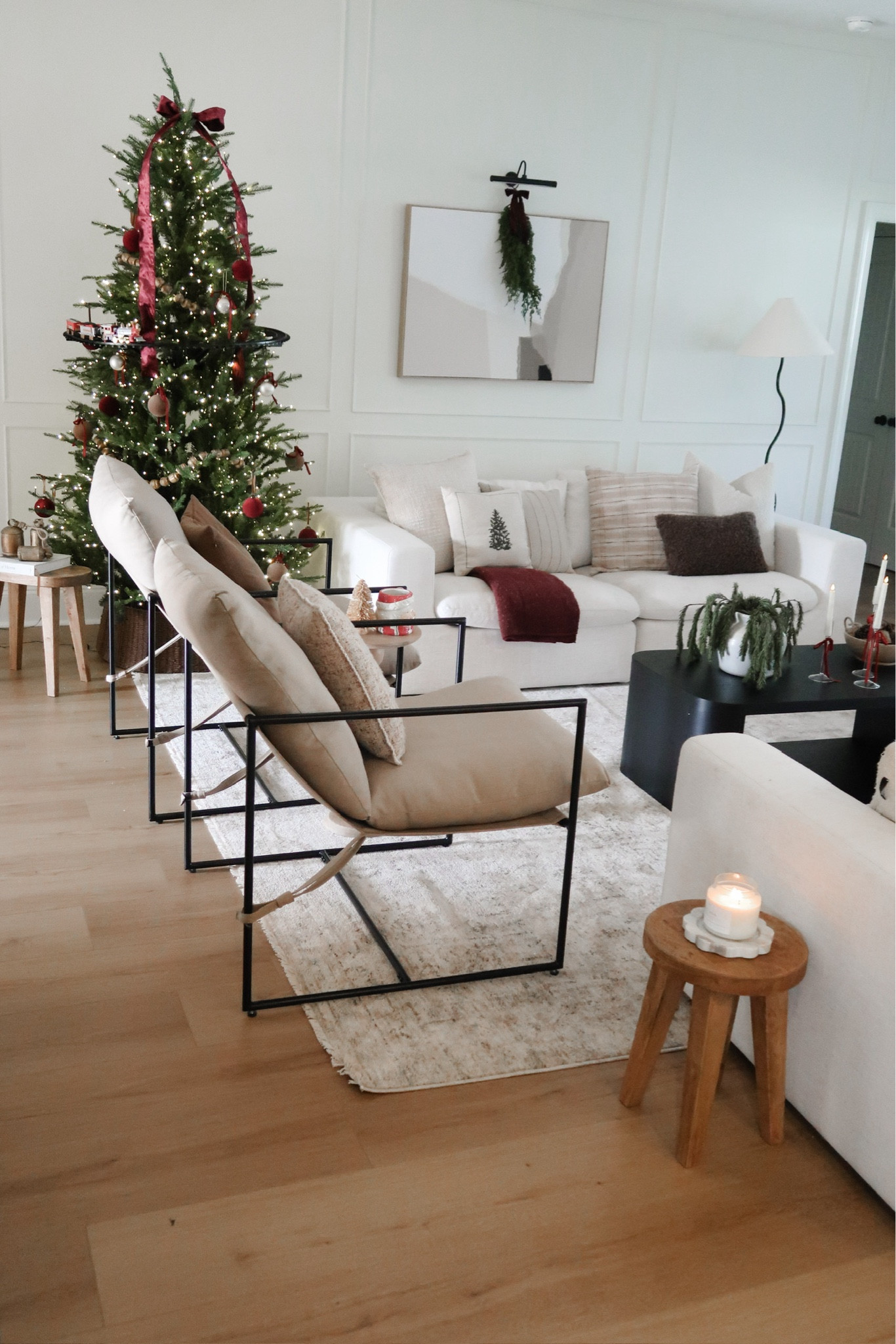 Loveeee my living room styled for Christmas!! Instantly brings me sooo much joy! I love the nostalgia that comes along with the Christmas season 🌲❤️

Andddd so much of my living room is on SALE right now! My sling back chairs, my organic modern ottomans, and more!!!

Organic modern home, Christmas decor, Target Christmas decor, Walmart Christmas decor, Amazon Christmas decor, organic modern home decor, styled home, Christmas home. 

#LTKHome #LTKHoliday #LTKSeasonal