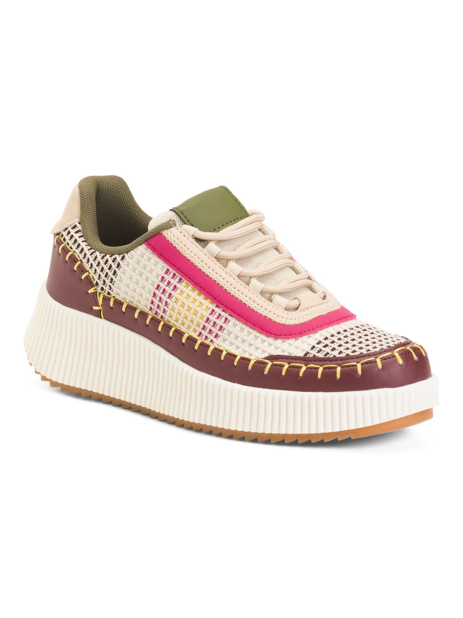 Bandy Lace Up Woven Sneakers | Casual Sneakers | Marshalls | Marshalls