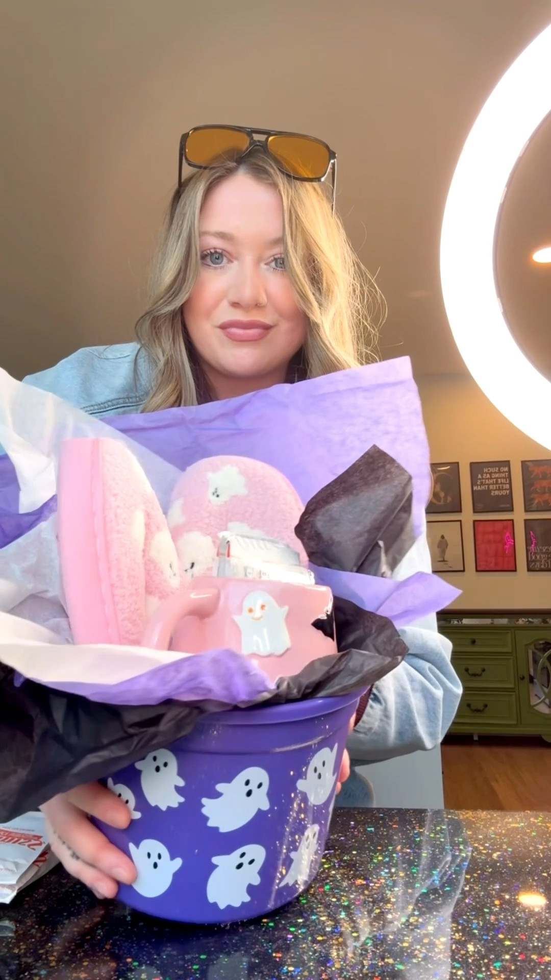 Boo basket ideas for all ages!! Boo baskets on a budget, realistic boo basket, Halloween boo basket ideas. I made this for my 16-year-old daughter and she loved it! Not only are the things really cute, but there are also things that she will use  #boobasket #diyboobasket #boobasketideas 

#LTKFamily #LTKHome #LTKSeasonal