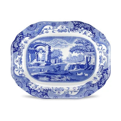 Spode – Blue Italian – Spode Blue Italian Medium Oval Platter – BlueWhite | Perigold