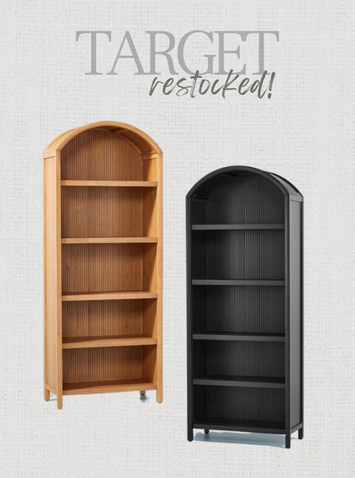 Run! The arched cabinets won’t stay in stock long! 

Target, studio mcgee, target restock, target restocks 

#LTKhome #LTKFind #LTKstyletip