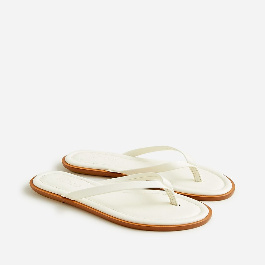 Sorrento thong sandals in leather | J. Crew US