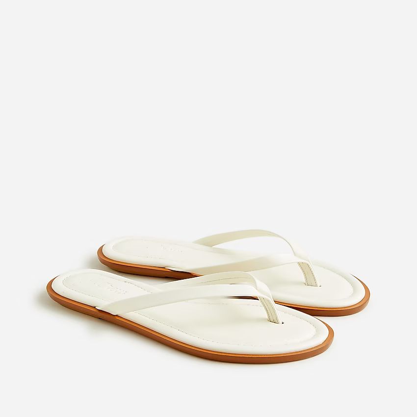 Sorrento thong sandals in leather | J.Crew US