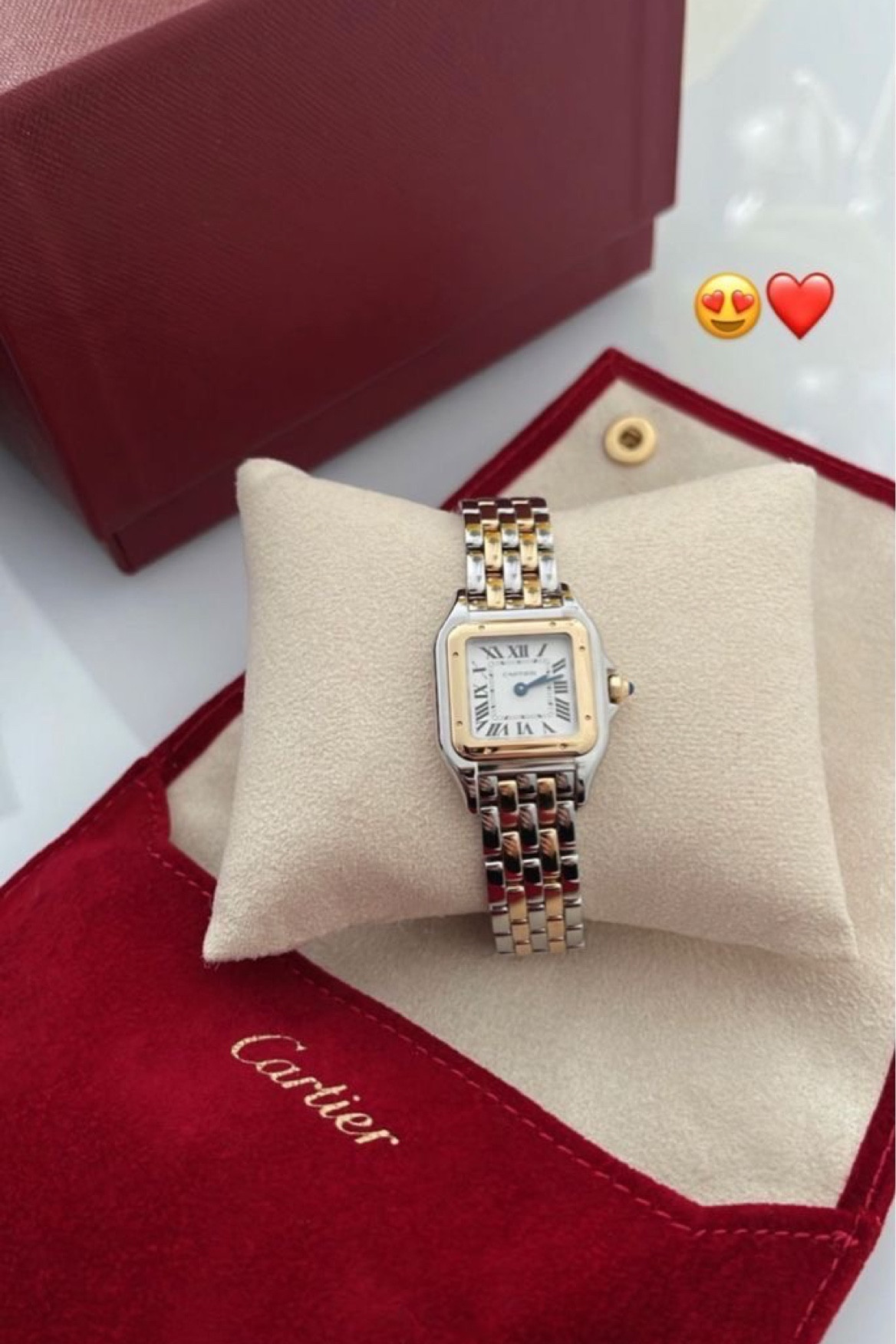 A timeless piece!! If you are looking for a flawless version, this is the one. I wanted to purchase this on my next trip to france... then i found this for a fraction of the price, in great quality as the main.
This is an original grade, exact material and detailed watch. The best quality i have found. #watchreview #minefetchs #fyp #trend #amazonunboxing #boujeeonabudget #viral #foryou #affiliate #creator #cartier #panthere yellow goldd

#LTKstyletip #LTKfindsunder100 #LTKVideo