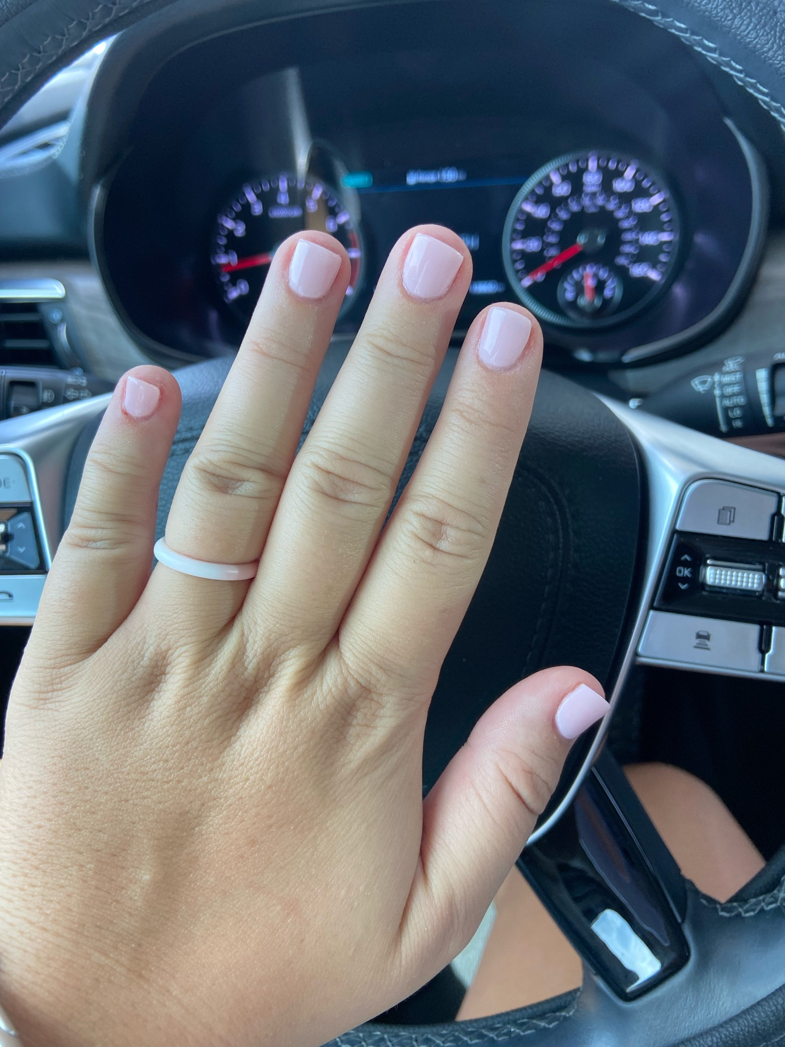 My favorite nail color is this pale pink with white undertones! It matches everything so I got this in prep for baby! That way boy or girl it will look good for newborn pictures! This is IBD “Juliet” dip powder. You can also get in gel or normal polish! 

#LTKbump #LTKbeauty #LTKunder50