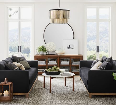 Astrid Capiz Round Chandelier | Pottery Barn (US)