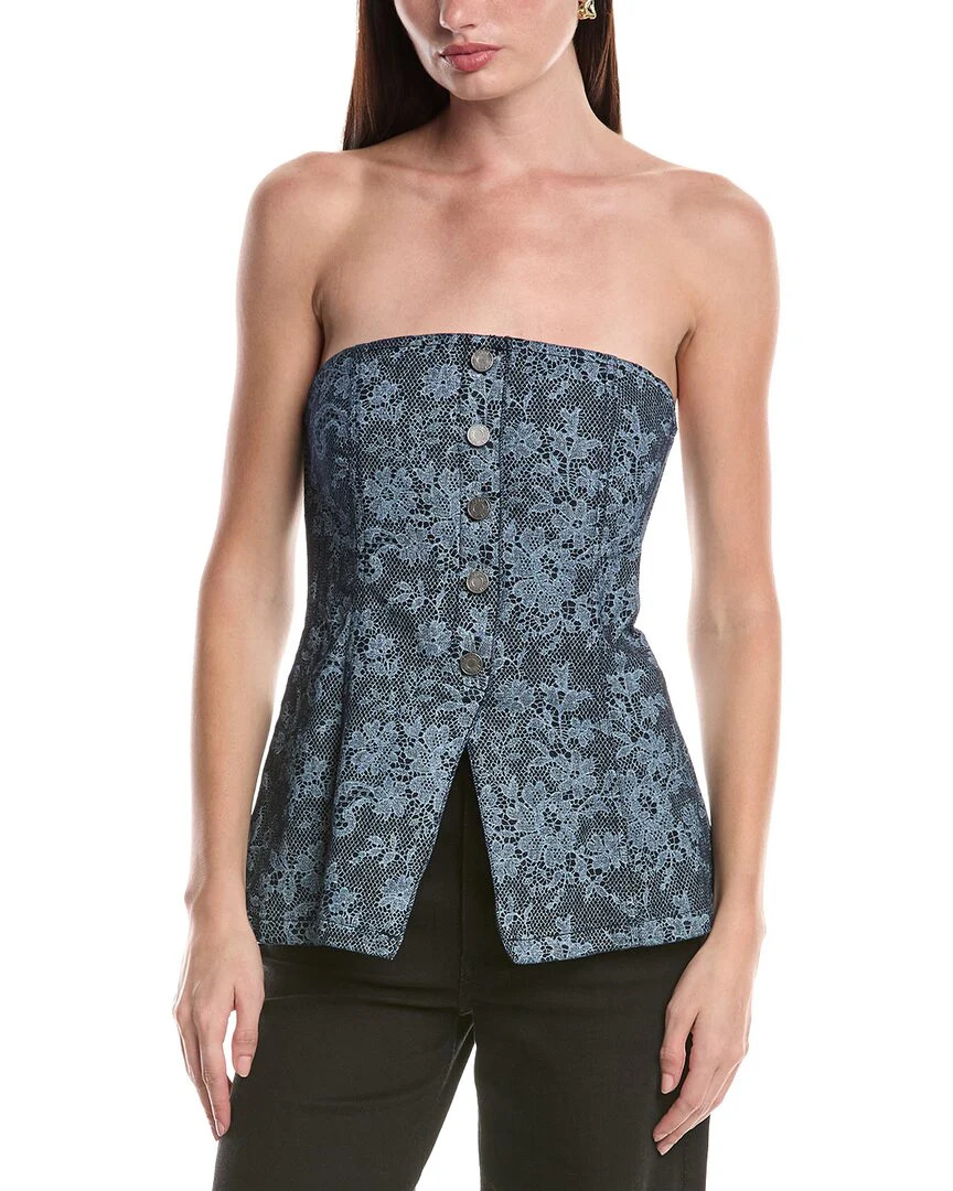 AFRM Janie Sailor Bustier Top | Shop Simon