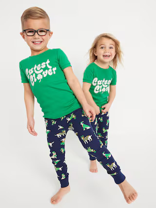 Unisex Matching St. Patrick's Day Pajamas for Toddler & Baby | Old Navy (US)