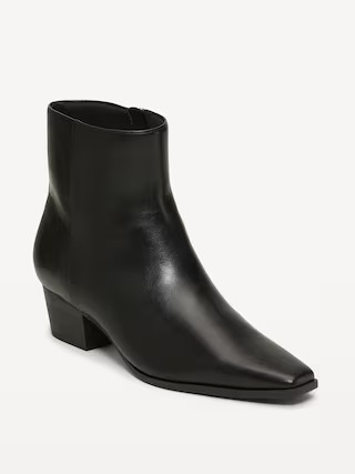 Low-Heel Booties for Women | Old Navy (US)