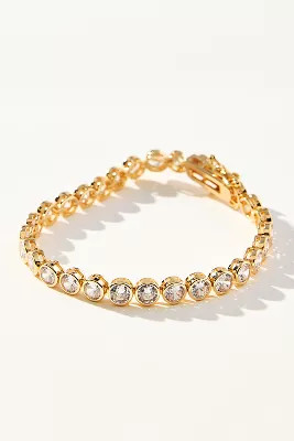 Round Crystal Tennis Bracelet | Anthropologie (US)