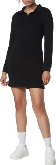 Long Sleeve 1/4 Zip Sweatshirt Dress | Nordstrom Rack