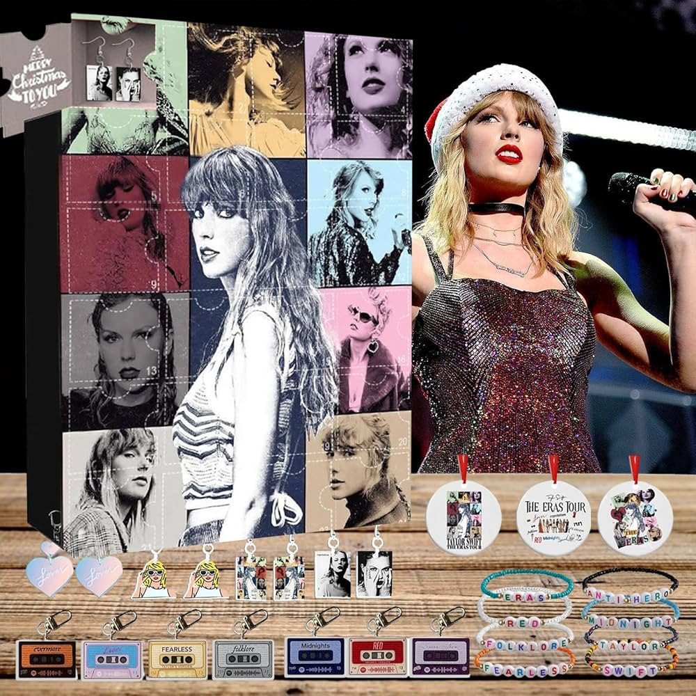 HeaCare 1989 Taylor ERAS Tour Swift Christmas Advent Calendar 2023, Countdown Calendar for Kids A... | Amazon (US)